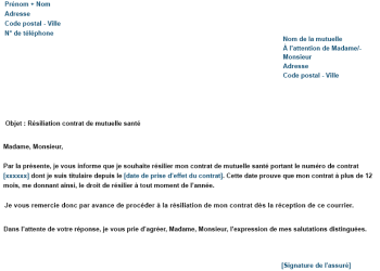modèle de lettre pour demander le gel des tarifs complémentaires santé en 2026, afin de maîtriser vos dépenses et protéger votre budget santé.